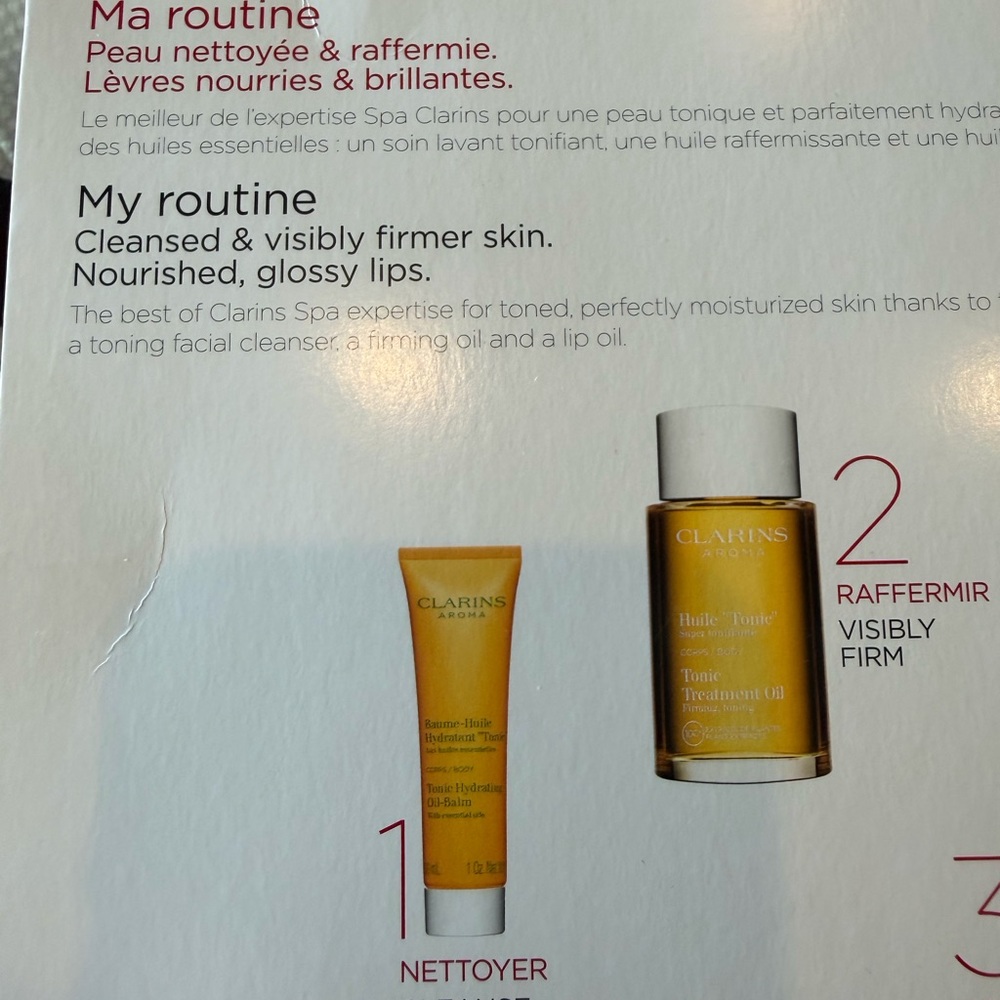 Clarins Rituel Tonic Energizing Routine Box Set NEW - Picture 7 of 10